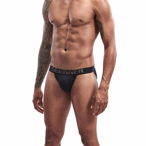 New Style Men's Sexy High Fork Cotton Solid Color Briefs