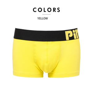 Men's pure cotton breathable and minimalist trend flat angle underwear