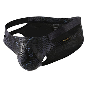 Men's low waist sexy hollow triangle underwear