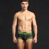 Men's Solid Color Quality Sports Boxer Underwear