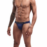 New Style Men's Sexy High Fork Cotton Solid Color Briefs