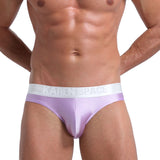 Men's sexy back empty ice silk triangle underwear
