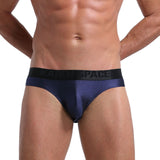 Men's sexy back empty ice silk triangle underwear