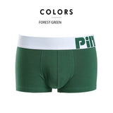 Men's pure cotton breathable and minimalist trend flat angle underwear