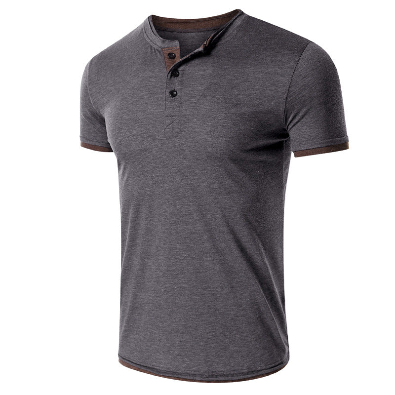 2021 Summer Solid Color T-Shirt - Amamble