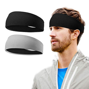 Men's Headbands Guys Sweatband & Sports Headband for Running - Amamble
