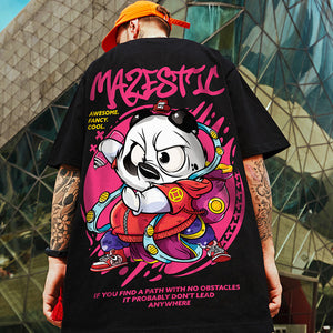 Panda Oversize T-Shirt - Amamble