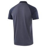 Men's Quick Dry Short Sleeve Breathable Sports Athletic Polo Tee Shirt - Amamble