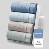 4-Pack Men's Ice Silk Cool Fresh Boxer Briefs