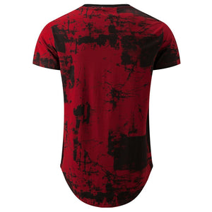 Men's Hip hop Tie Dye Short Sleeve T-Shirt - Amamble
