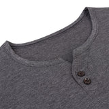 2021 Summer Solid Color Button T-Shirt - Amamble