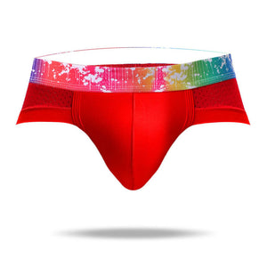Modal low-rise mesh breathable panties - Amamble