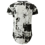 Men's Hip hop Tie Dye Short Sleeve T-Shirt - Amamble