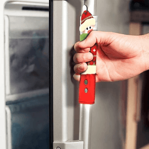 SNOWMAN KITCHEN HANDLE DOOR COVERS (SET OF 3) - Amamble