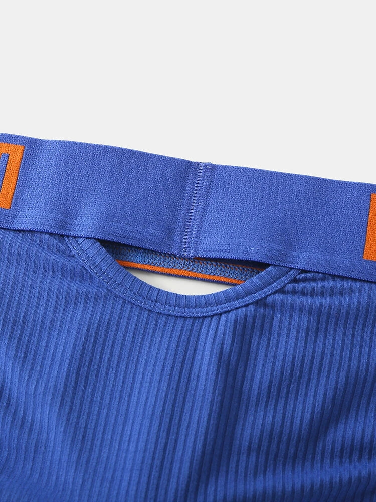 Modal Men's Hips Lifting Cotton Low-rise Briefs