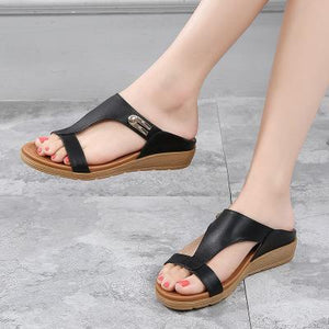 Roman sandals with round heads - Amamble