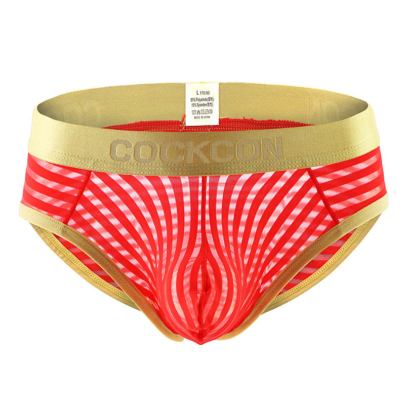Men's New Modal Breathable Striped Comfort Panty