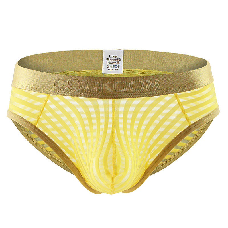 Men's New Modal Breathable Striped Comfort Panty