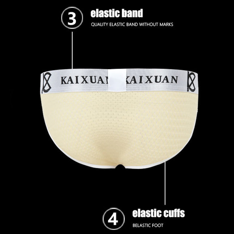New Men's Ice Silk Breathable Detachable Independent Warehouse Briefs