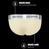 New Men's Ice Silk Breathable Detachable Independent Warehouse Briefs
