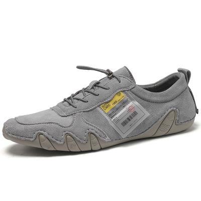 Men's creative breathable casual leather shoes - Amamble