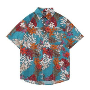 Summer loose beach men's short sleeves - Amamble
