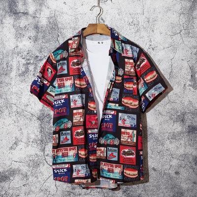 Retro trend holiday men's shirt - Amamble