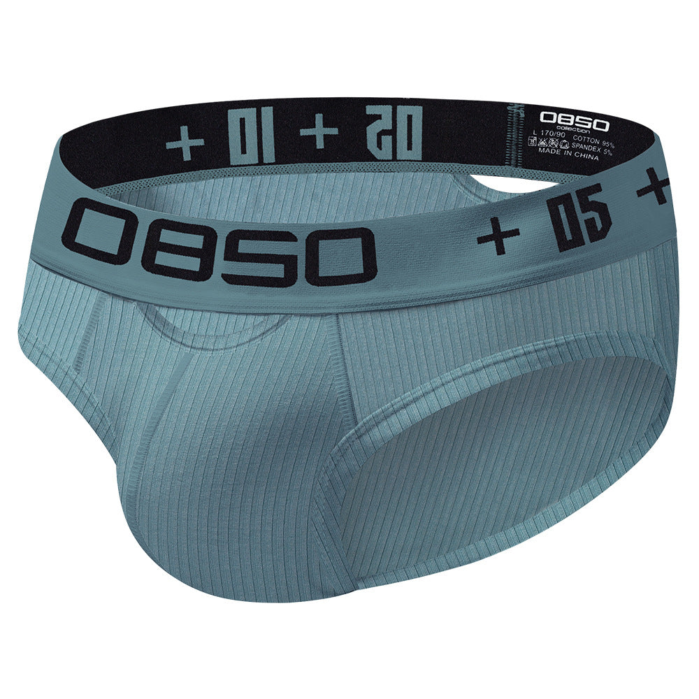 Modal Men's Hips Lifting Cotton Low-rise Briefs