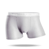 2021 Men's Ice Silk Mesh Breathable Boxer Briefs - Amamble