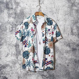 Retro trend holiday men's shirt - Amamble