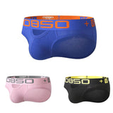 Modal Men's Hips Lifting Cotton Low-rise Briefs