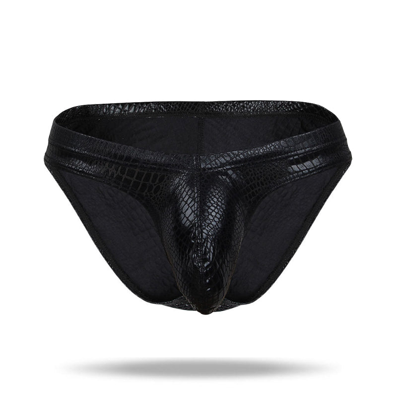 2021 Men's Low Waist Polyester Briefs - Amamble