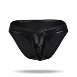 2021 Men's Low Waist Polyester Briefs - Amamble