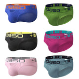 Modal Men's Hips Lifting Cotton Low-rise Briefs