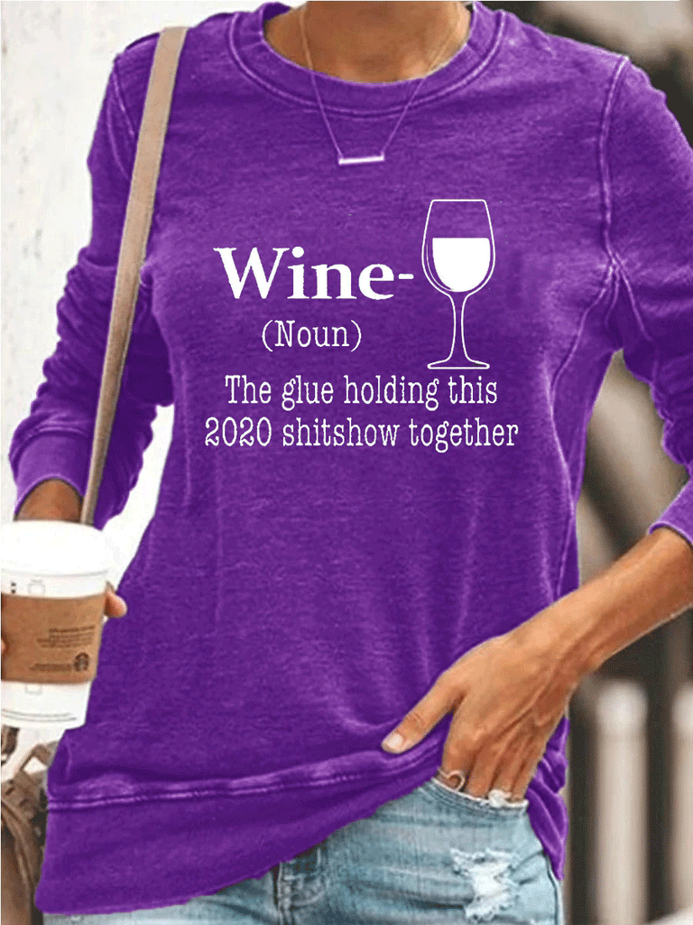 WINE Sweatshirt - Amamble