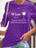 WINE Sweatshirt - Amamble