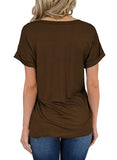 V-neck pocket T-shirt - Amamble