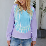 Tie-dye gradient hooded sweatshirt - Amamble