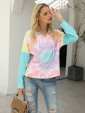 Tie-dye gradient hooded sweatshirt - Amamble