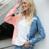 Tie-dye gradient hooded sweatshirt - Amamble