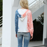 Tie-dye gradient hooded sweatshirt - Amamble