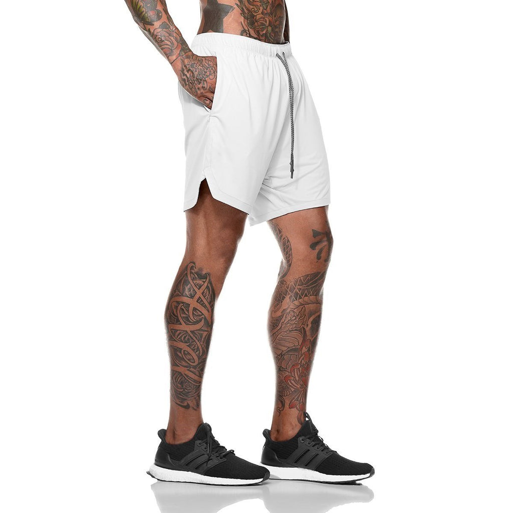 Men's fitness sports training quick-drying jogging pants - Amamble