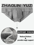 3 Pack Soft Touch Men's Briefs With Support Pouch
