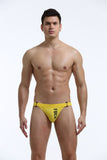 Men's ice silk low waist thong