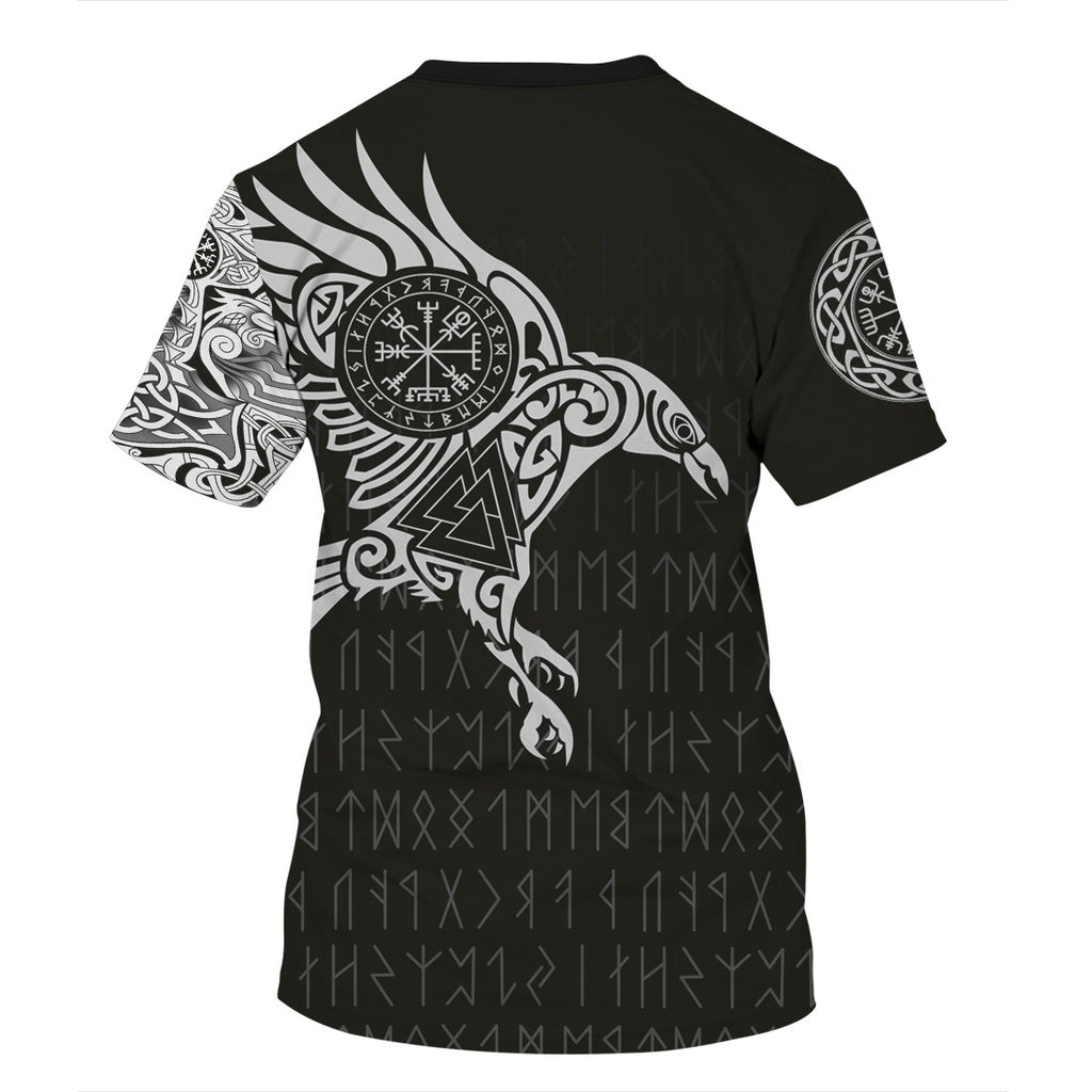 Viking Myth 3D Short-Sleeved T-Shirt - Amamble