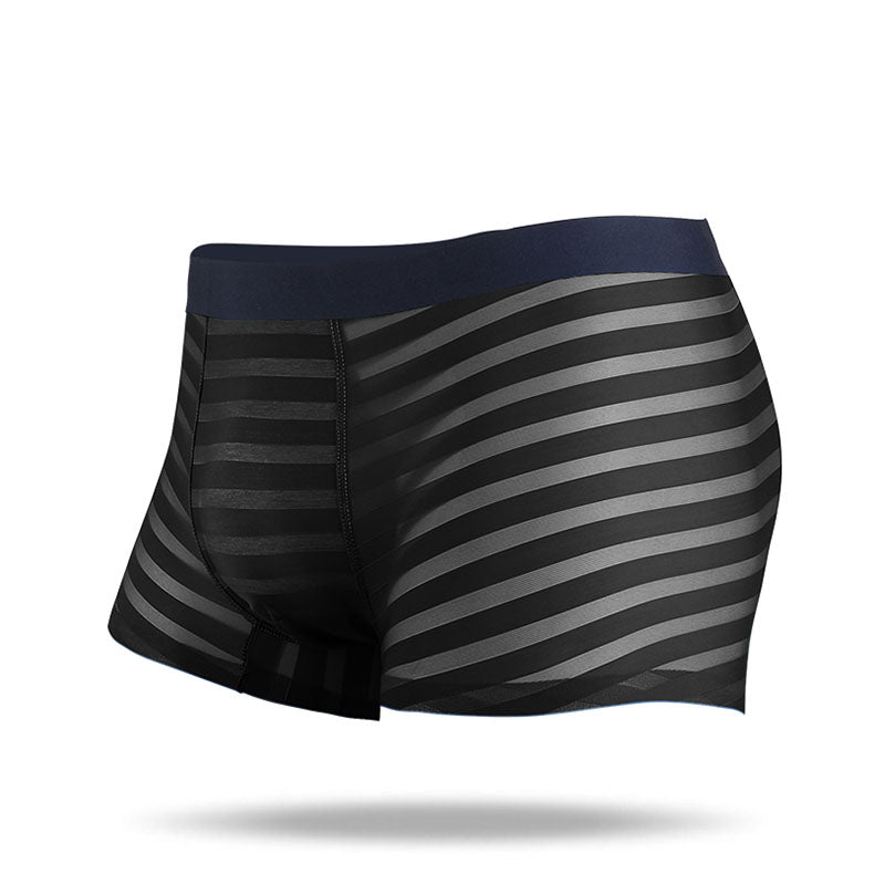 Men's ice silk thin boxer briefs - Amamble