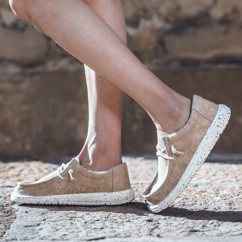 Men's casual trend canvas shoes - Amamble