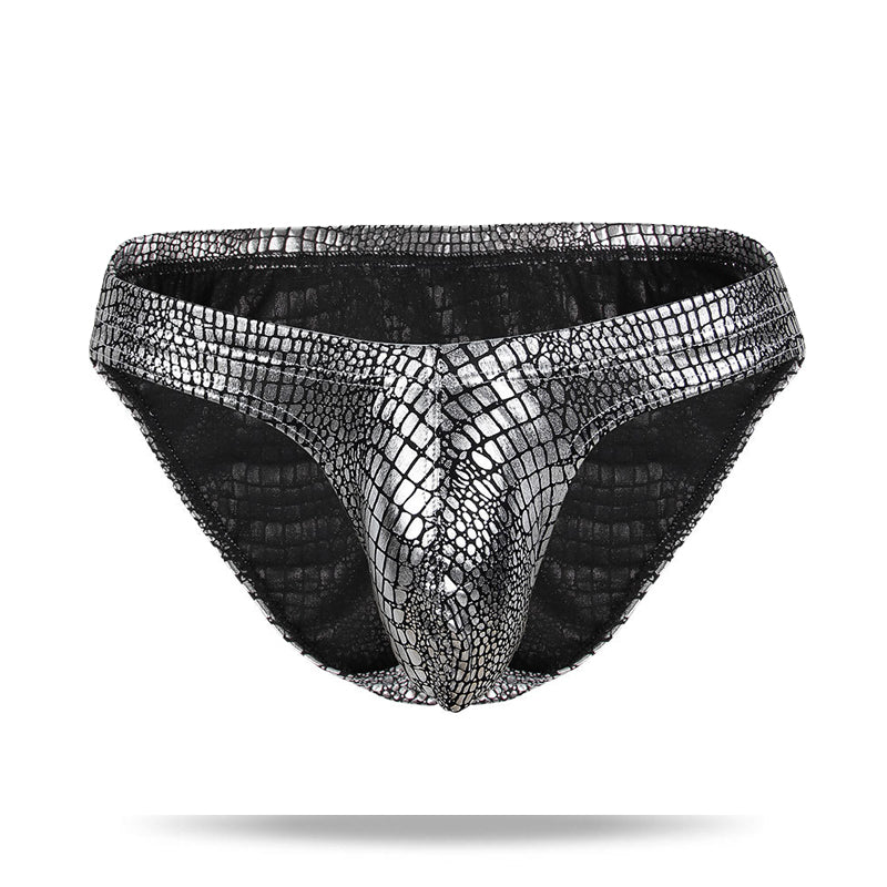 2021 Men's Low Waist Polyester Briefs - Amamble