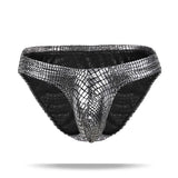 2021 Men's Low Waist Polyester Briefs - Amamble