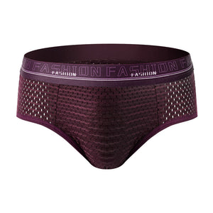 Men's New Modal Multicolor Mesh Breathable Panties